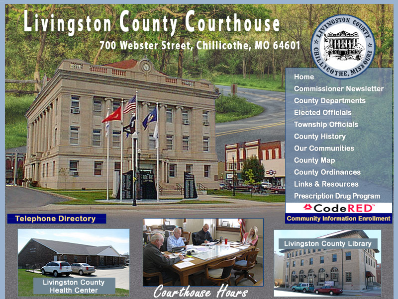 Livingston County Missouri Online... Chillicothe is our county seat!